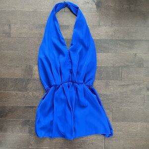 Deep Blue One Piece Romper